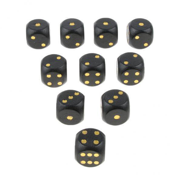 Dados de madera,Juego de dados,Dados de Dragones y Mazmorras,dados de rol,Dados Hugo Dados de madera