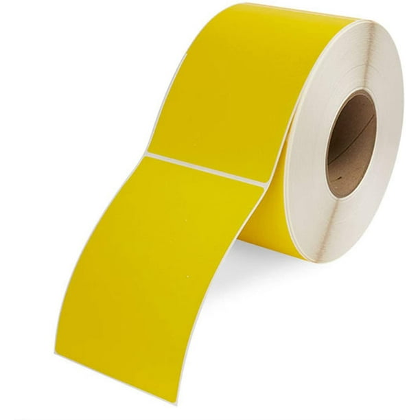 AMZ Supply Yellow Thermal Transfer Yellow Labels 4x6 Shipping Label with 3