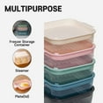 thumbnail image 3 of Food Storage Containers Set - BPA Free Plastic Containers with Easy Lock Lids Set of 5 (Total 10 Pieces), Microwave Dishwasher Safe, Kitchen Pantry Organization (Pink), 3 of 5