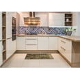 thumbnail image 6 of Ahgly Company Machine Washable Indoor Square Transitional Copper Brown Area Rugs, 3' Square, 6 of 7