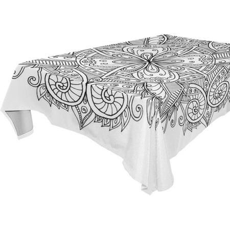 

POPCreation Weekend Mandala By Tablecloth 60x84 inches