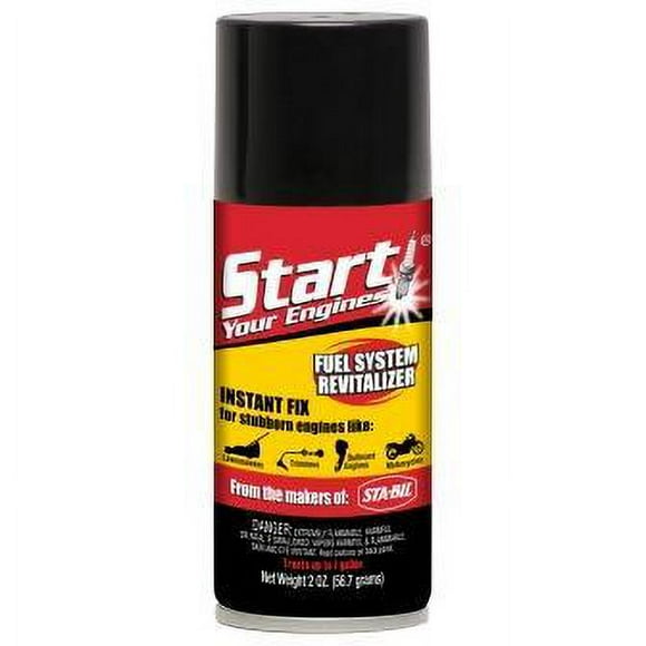 Sta-Bil Fuel Additive 21214 Start Your Engines; 2 and 4 Cycle Small Engines; Revitalizes Fuel and Fuel System; Single; 2 Ounce Bottle