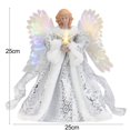 thumbnail image 1 of Adorno para árbol de Navidad, adorno de estatuilla de ángel blanco lindo, accesorios decorativos para fiesta y Festival, adorno para árbol de Ángel, decoración de Navidad, regalo de Navidad, 1 of 1