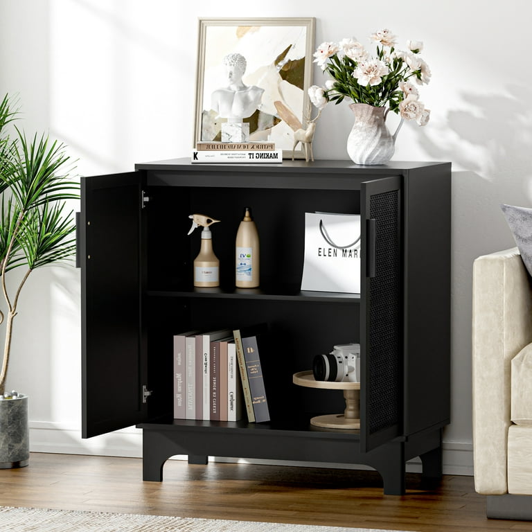 Black side unit living room discount