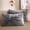 Black Ombre, variant on Faux Fur Fluffy Throw Pillowcases, Plush Shaggy Soft Furry Pillow Covers, Decorative Velvet Pillow Shams, Set of 2