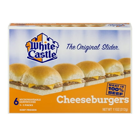 White Castle The Original Slider Cheeseburgers, 11.0 OZ - Walmart.com