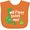 Orange, variant on Inktastic My Pappy Loves Me Grandchild Boys Baby Bib