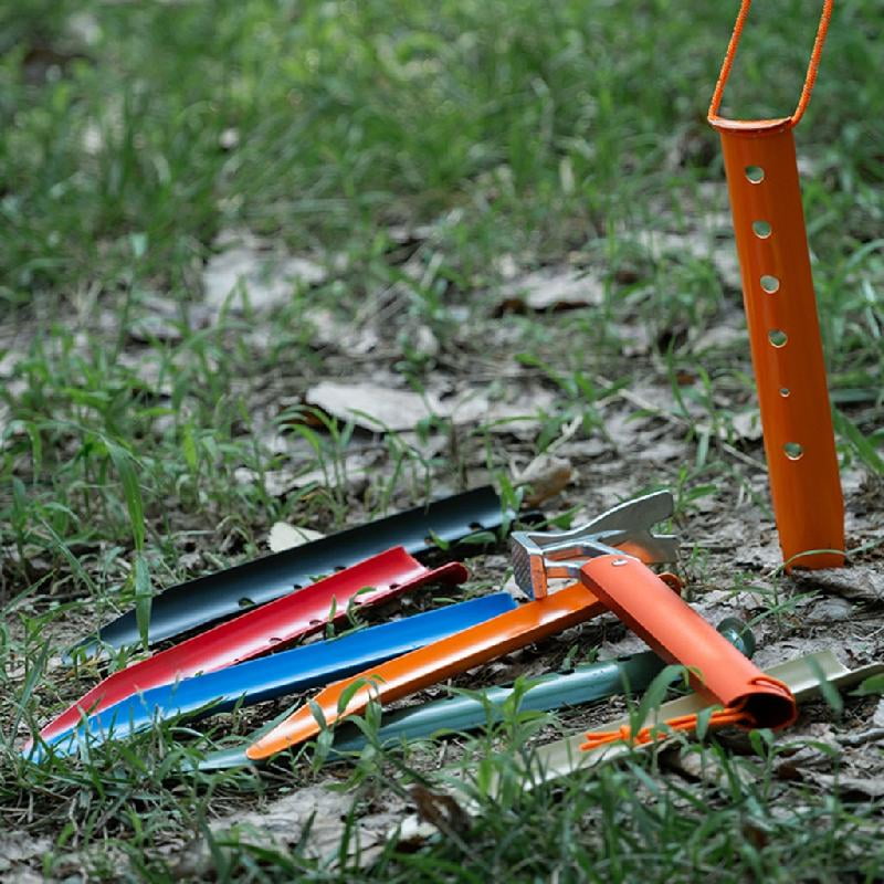 JZROCKER 10pack Outdoor Travel Camping Tarps Stakes Ground Stakes Organizers Tent Pegs