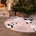 thumbnail image 5 of Sikiie Panda Nativity Christmas Tree Skirt, Jesus Christian Winter Holiday Tree Mat Decoration(30-48IN)36", 5 of 6