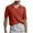 Red, variant on Mens Ribbed Knit Shirts V Neck Short Sleeve Vintage Sweater Summer Casual Shirts Golf Pullover