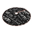 thumbnail image 2 of Bingfone Christmas Tree Skirt Mat Christmas Decoration Interior 48"-Travel The World, 2 of 8
