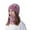 A-Purple110, variant on Bibifish 3 PCS Scarf Hat Gloves Sets Winter Knitted Hat Neck Warmer And Glove Sets Cozy Windproof Warm Scarf Hat Gloves Sets For Ladies