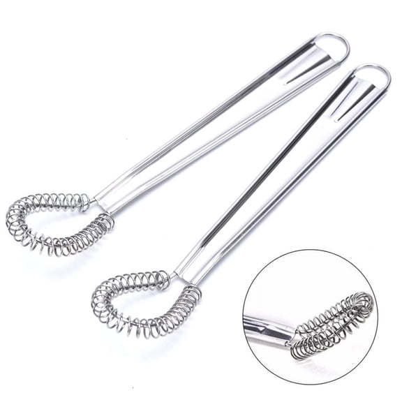 20cm Stainless Steel Magic Hand Held Spring Whisk Mini Kitchen Eggs Sauces Mixer