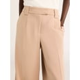 thumbnail image 5 of Scoop Women’s and Women's Plus Crepe Wide Leg Trousers, 32", 32.5", and 34" Inseams, Sizes 0-28, 5 of 6