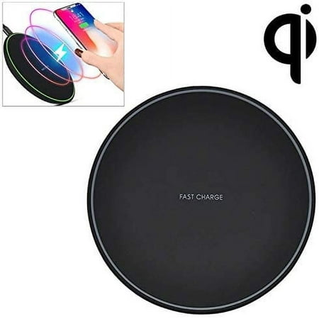 QI Wireless Charger Charging Pad Compatible with iPhone 8/8 Plus iPhone X Galaxy Note 5 S7/S7 Edge/ S6 Edge/S6 Edge Plus Nexus 4/5/6/7 LG G3 and All Qi Enabled Wireless Charging Devices