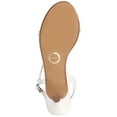 thumbnail image 6 of Journee Womens Jemry Crossover Strap Kitten Heel Dress Sandals, 6 of 10