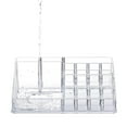 thumbnail image 3 of Crystal-Clear Material Clear Makeup Organizer, Spacious Storage For Your Beauty Essentials, 3 of 7