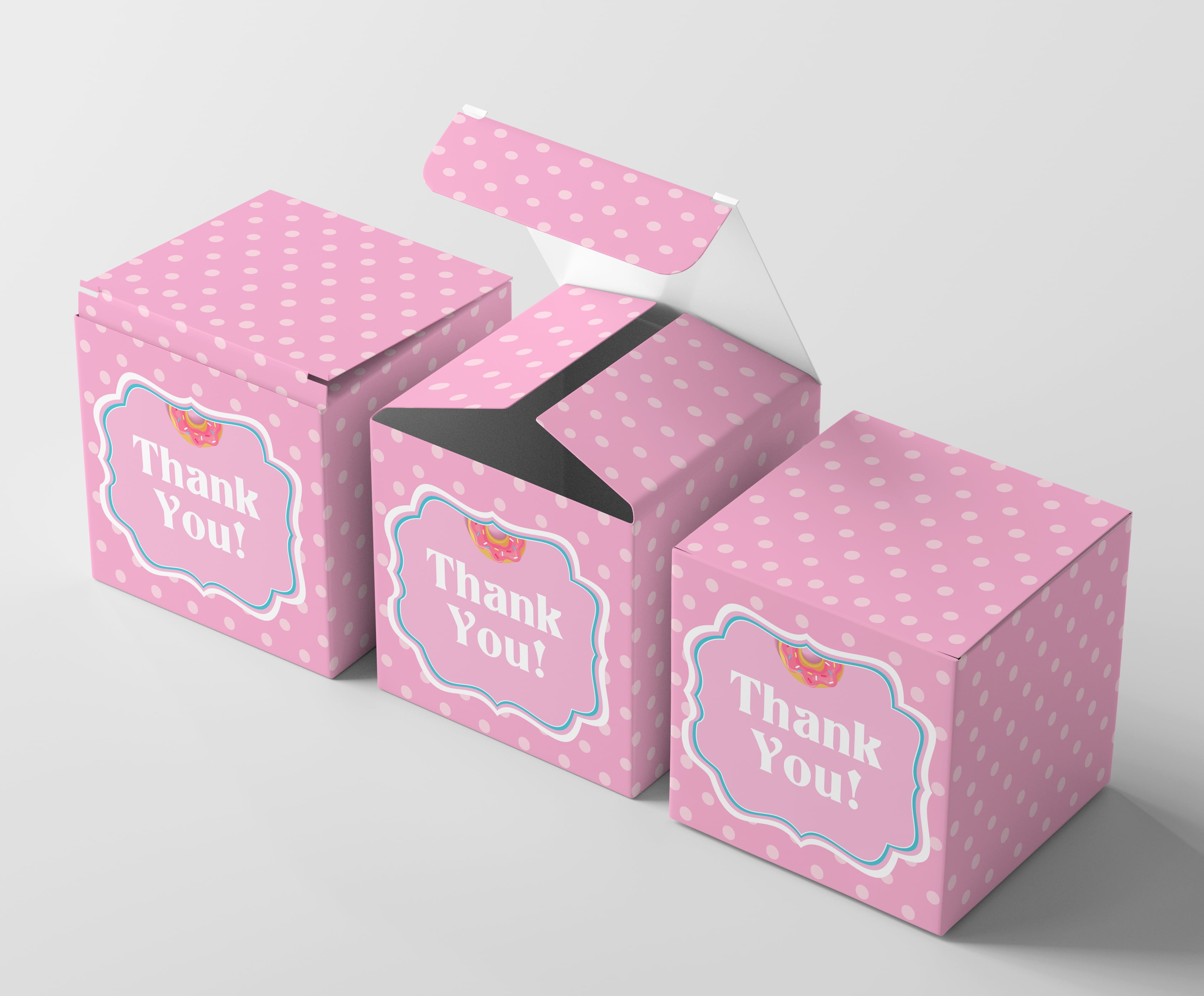 InkdotpotPaper Box -Mini Favor Box ForBaby Shower4x4x4 Inches Paper Gift Boxes, Candy Paper Box For Party Favors, Baby ShowerCandy,Boy / GirlTheme- Pack Of 20
