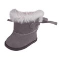 thumbnail image 4 of 1 Botas de Invierno de 18 Pulgadas, de Bebé de 43 Cm, Muñeca Americana de 18 Pulgadas, Navidad gris Yotijar Botas de muñecas americanas, 4 of 10