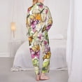 thumbnail image 3 of Pajamas for Women Set - Butterflies2 Comfy Long Sleeve Button Up Pajama Sets for Women 2 Piece, Soft Sleepwear Nightwear Pjs Lounge Sets for Women with Pockets, 3 of 6