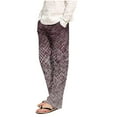 thumbnail image 1 of Puntoco Pantalones casuales largos para hombre Pantalones de pijama a cuadros holgados con estampado de cuadros casuales a la moda para hombre Pantalones largos, 1 of 4