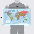 thumbnail image 2 of Set de pósters Palace Learning con mapa laminado del mundo y los Estados Unidos, 18 x 29, 2 of 8
