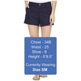 thumbnail image 2 of Lilly Pulitzer Callahan Shorts True Navy Size 8, 2 of 4
