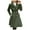 Z1-Green, variant on Women Double Breasted Pea Coat Winter Mid-Long Trench Coat Belt(RD1,M)