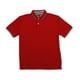 thumbnail image 1 of Polo Tommy Hilfiger con cuello a rayas para hombre, talla S, color rojo, 1 of 2