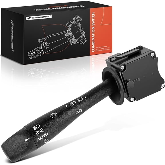 A-Premium Turn Signal Switch Replacement for Chevy Malibu 2004-2012 Pontiac G6 2005-2010 Saturn Aura 2007-2009# 20940369 Headlamp Dimmer Switch Blinker Lever