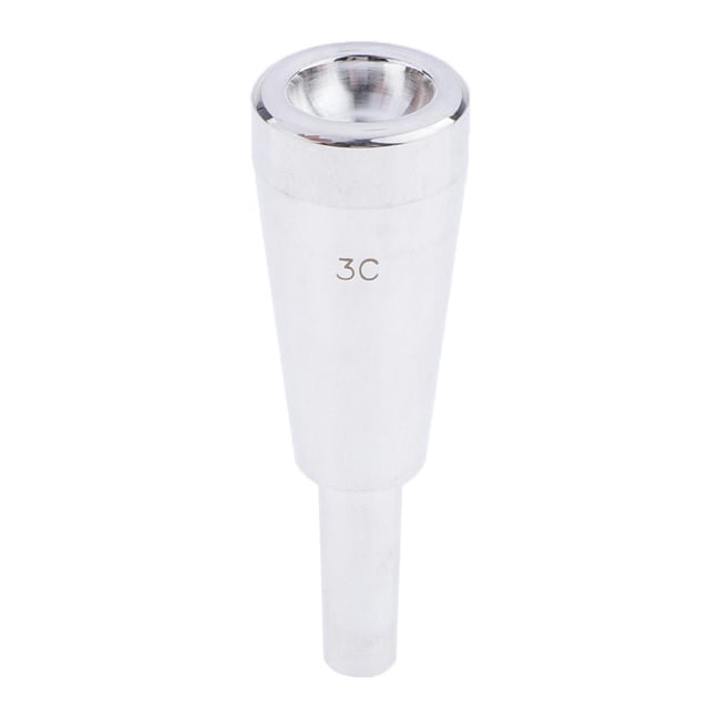 Amplificador de Boquilla de Trompeta Baoblaze Pesada de Plata Tamaño 3C