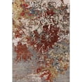 thumbnail image 1 of Ahgly Company Machine Washable Indoor Rectangle Industrial Modern Dark Sienna Brown Area Rugs, 8' x 10', 1 of 7