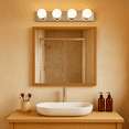 thumbnail image 3 of Design House Four-Light Dimmable Contemporary Vanity Light, Polished Chrome, 3 of 17