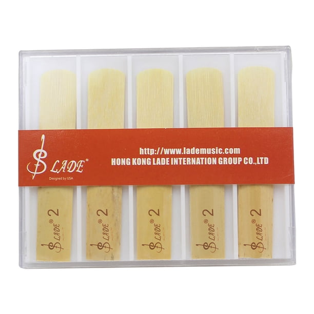 FLhrweasw 10 Cañas Saxofón Fuerza para Instrumentos Viento (2)
