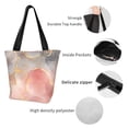thumbnail image 4 of Disketp Abstract Marble Texture Bolsa de Hombro Casual para Mujer, Bolso Cruzado para Compras, Viajes y Uso Diario, 4 of 6