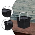 thumbnail image 6 of S SERENABLE Food Storage Pail Square Bucket with Handle and Lid Heavy Duty Container Paint Bucket for Industrial Paint Water Kitchen Home 8L, 6 of 8
