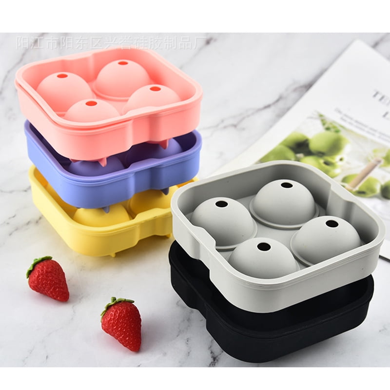 Silicone Cube Mold Tray DIY Freeze Ice Maker Creative Ice Cube Mold Barware Tools Perfect for Freezer