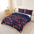 thumbnail image 3 of Erosebridal Boys Fire Engine Duvet Cover Set, Cartoon Truck Bedding Full, 3-Piece, No Comforter, 3 of 5