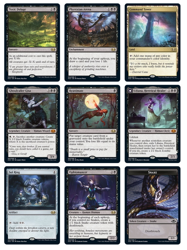 マジック：ザ・ギャザリング MTG commander collection premium Magic: The Gathering TCG - Commander Collection: Black