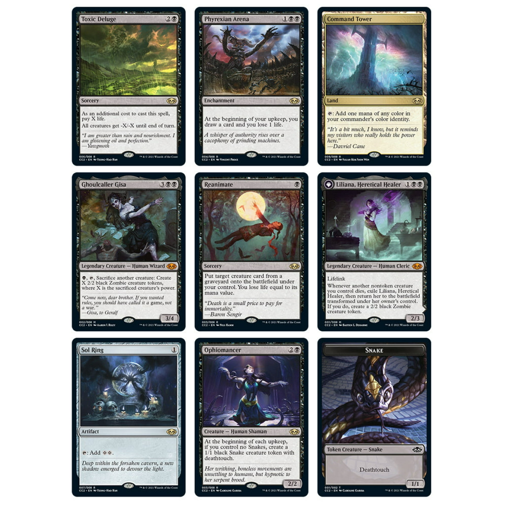 マジック：ザ・ギャザリング MTG commander collection premium Magic: The Gathering TCG - Commander Collection: Black