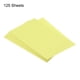 thumbnail image 3 of 125 Hojas de Papel de Copia de Color A4 8.3" x 11.7" Papel de Origami Papel para Impresora 80gsm para Imprimir, Amarillo Claro, 3 of 5