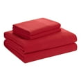 thumbnail image 3 of Mainstays Extra Soft Adult Jersey Bed Sheet Set, Full, Red Sedona, 4 Pieces, 3 of 5