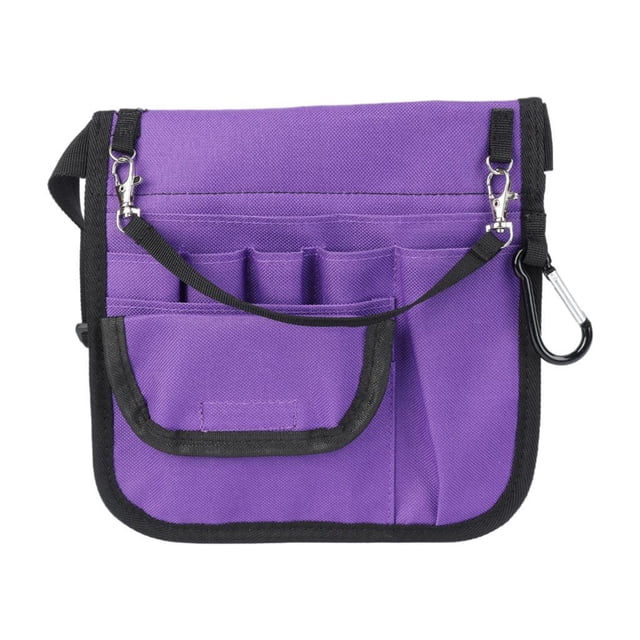 Cinturón organizador de enfermería - Bolsa de cintura con bolsillo Estuche Riñonera para de de tijeras Herramienta - púrpura Sunnimix Cinturón de la enfermera Organizador