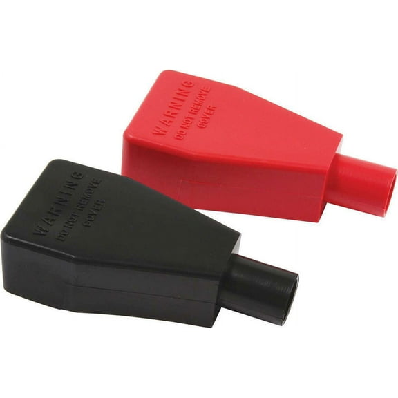 Allstar Performance ALL76150 Black and Red Plastic Top Post Style Battery Terminal Cover