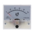 thumbnail image 1 of DC Current Meter Analog Panel AMP Pressure Gauge Tester Mechanical Ammeter 85C1 0-100uA, 1 of 8