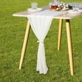 thumbnail image 2 of POINTERTECK Chiffon Doily Birthday Party Desk Cloth Tablecloth Wedding Country Wedding Reception, 2 of 22