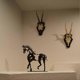 thumbnail image 3 of Metal Three-dimensional Openwork Adonis-horse Sculpture Horse Sculpture-Adonis Desktop Sculpture, 3 of 4