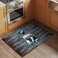 thumbnail image 2 of 2x3 Ft Entryway Area Rug, Farmhouse Wooden Grain Kitchen Rug Runner Washable Floor Mat, Vintage Shabby Cow Pig Chicken Non Slip Indoor Door Mat Throw Carpet for Bathroom Living Room Bedroom, 2 of 8