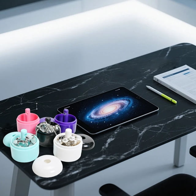 Soporte Para Joyero De Viaje, Soporte Para Anillos, Organizador De Almacenamiento Portátil Pequeño Con Llavero, Color Negro