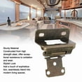 thumbnail image 4 of 2Pcs Self Closing Cabinet Hinge 1/2in Enhanced Safety Steel Semi Wrap Overlay Cupboard Door Hinge for Kitchen Bathroom RV Boat Campervan, 4 of 7